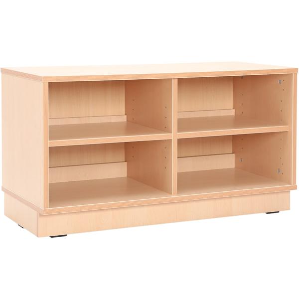 Flexi-TB Schrank S mit Trennwand und Einlegeböden, B 89, schwer entflammbar